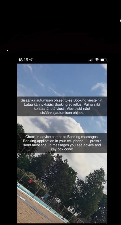 Yksio Kilometri Jokirannasta Forilta Apartment Turku Bagian luar foto